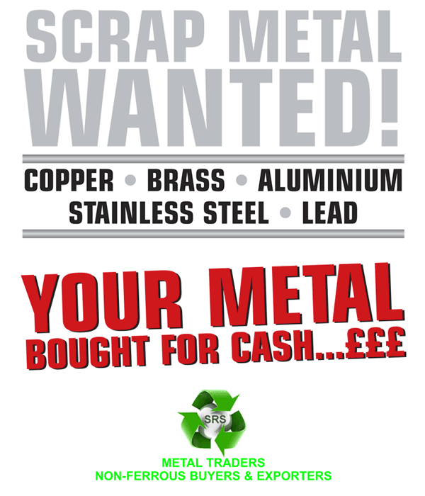 Scrap Metal Wanted sign